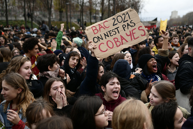La mobilisation de lycéens se poursuit, moins de blocages que la semaine dernière La mobilisation de lycéens se poursuit, moins de blocages que la semaine dernière