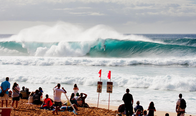 Le célèbre spot de "Banzaï Pipeline (photo d'illustration) Le célèbre spot de "Banzaï Pipeline (photo d'illustration)