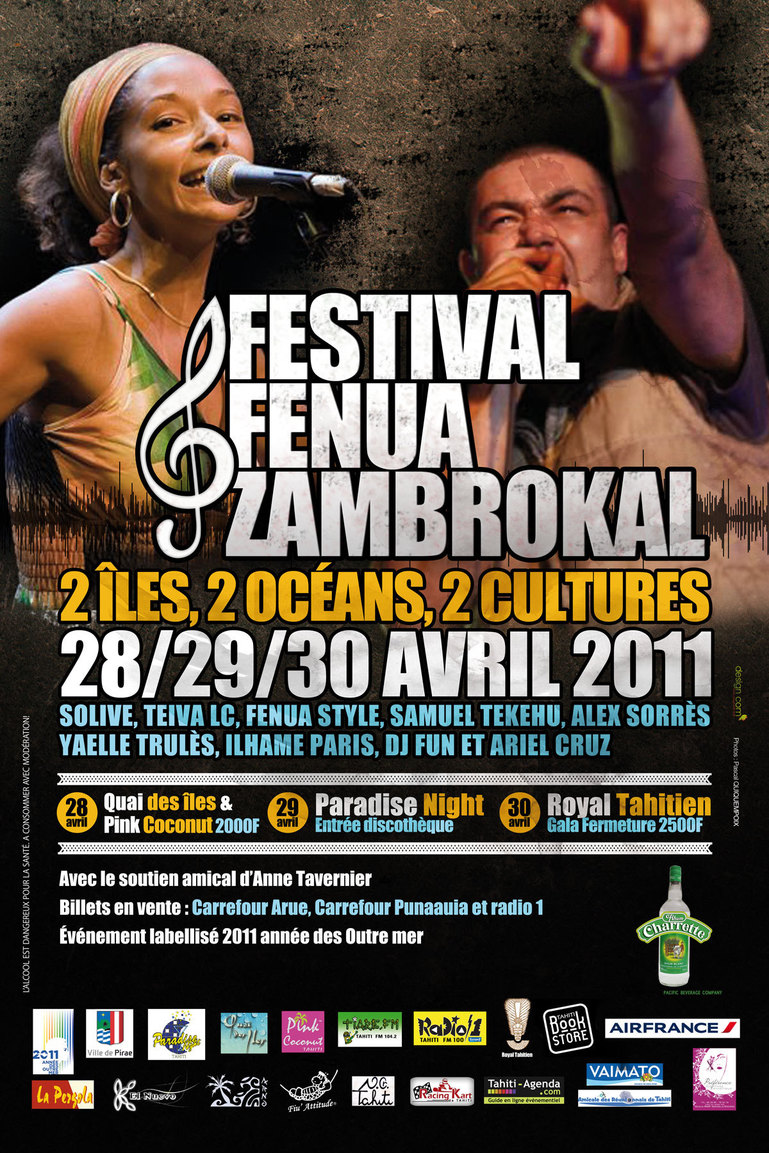 Les artistes du Festival Fenua Zambrokal sont arrivés sur le territoire