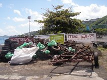 Les pêcheurs sous-marins unis pour nettoyer le lagon de Puna’auia