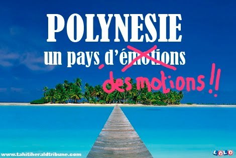 Une illustration de Lolo sur le blog Tahitiheraldtribune.com décrit avec humour la situation