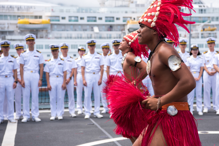 Deux navires coréens en escale à Papeete ouverts au public mercredi de 10h à 16h