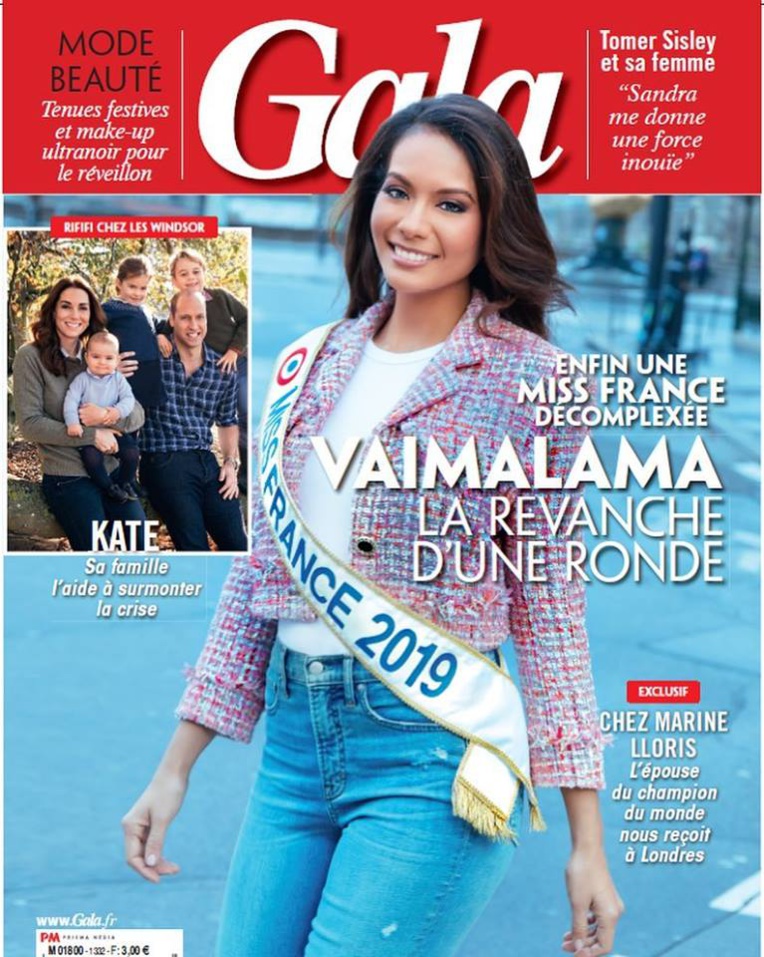 Vaimalama Chaves fait la Une de la presse people
