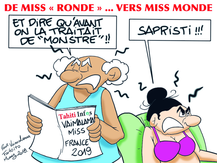 " Miss France 2019 " vu par Munoz " Miss France 2019 " vu par Munoz