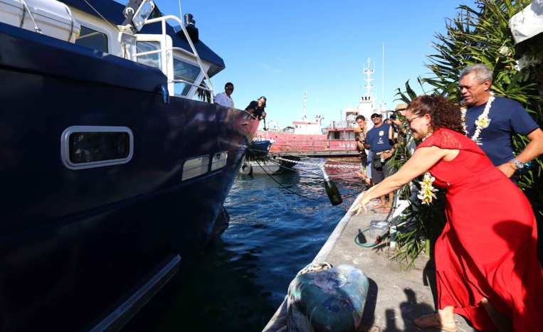 Le thonier Lady Chris 8 baptisé officiellement Le thonier Lady Chris 8 baptisé officiellement