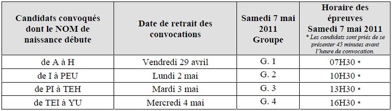 Cadets de la République: Report des épreuves écrites