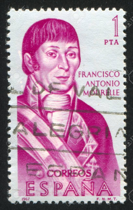 L’Espagne a rendu hommage à l’explorateur et navigateur Mourelle à travers un timbre, mais c’est surtout pour ses exploits militaires qu’il est connu dans son pays.