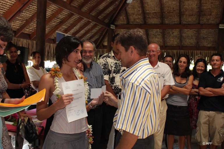 Mme Fanny ROSSI pour la meilleure perspective de valorisation économique.