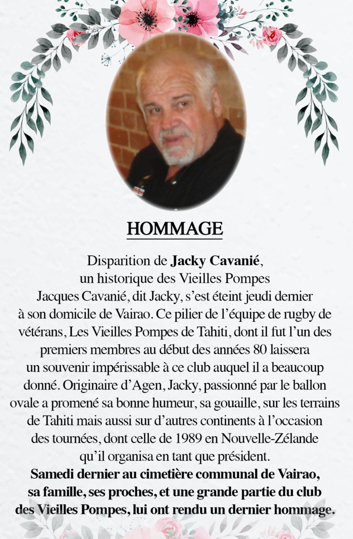 Disparition de Jacky Cavanié, un historique des Vieilles Pompes