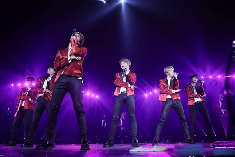 Le concert planétaire du boys band BTS au Liberty 
