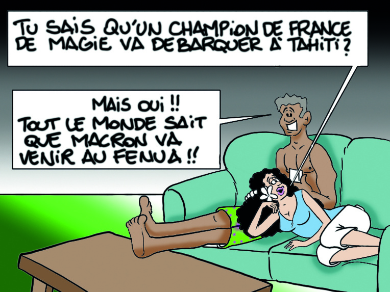 " Le champion de France de magie débarque à Tahiti ! " par Munoz