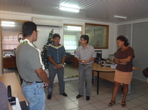 Daniel HERLEMME rencontre les agents des services placés sous sa tutelle