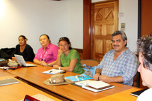 Jacky Bryant rencontre l’équipe municipale de la commune de Faaa