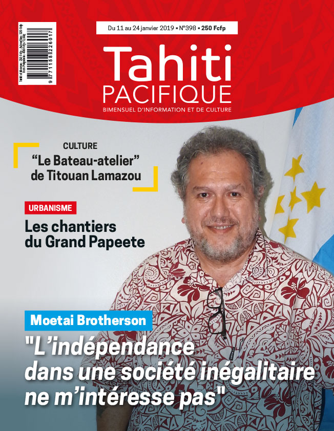 À la Une de Tahiti Pacifique, vendredi 11 janvier