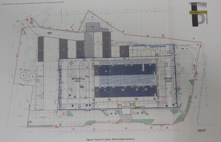 Le projet prévoit 3 987 m2 d'extension. Le projet prévoit 3 987 m2 d'extension.