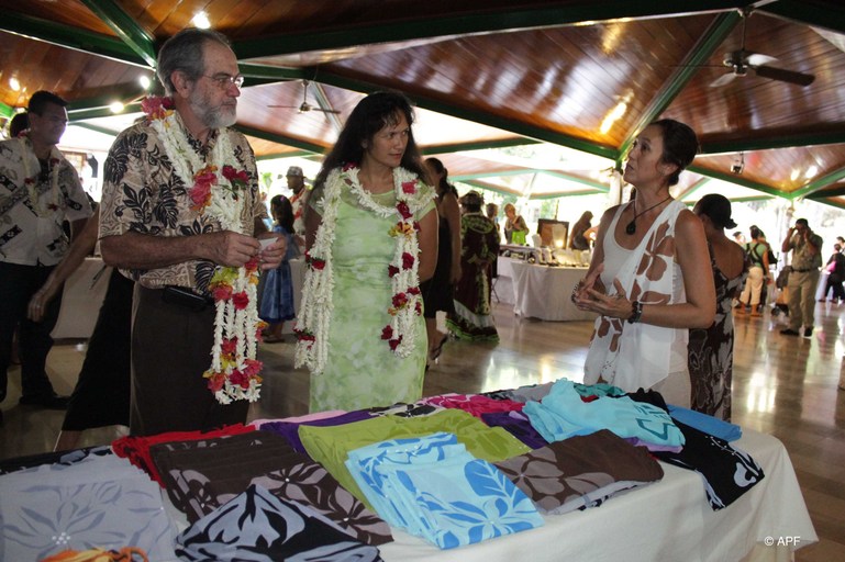 Inauguration du salon Artisanat d'Art à l'assemblée de la Polynésie française