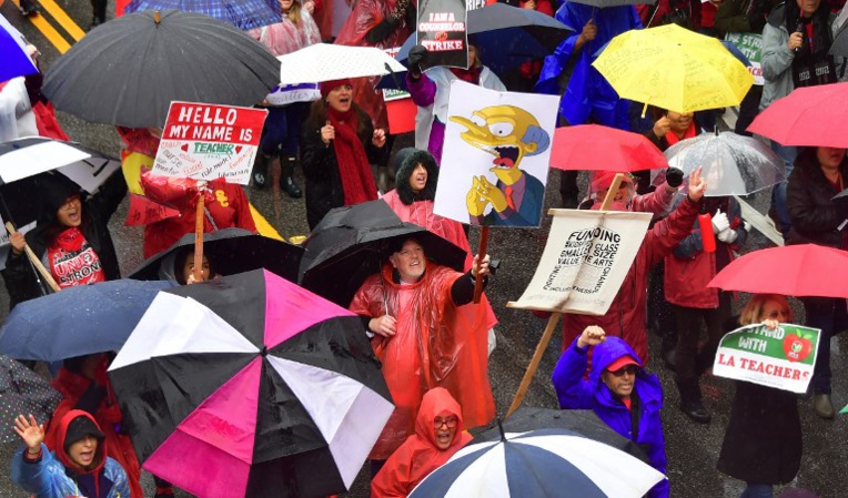 La grève des enseignants de Los Angeles pourrait faire boule de neige aux Etats-Unis