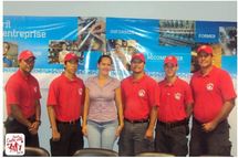 Adrien BARSINAS, Steven LOING, Rarahu LECOUTEUX, Moïse TEMARIKI, Régis LIFONT et Hiro MIHURAA.