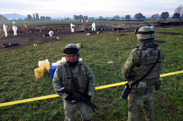 Explosion d'un oléoduc au Mexique: le bilan atteint 85 morts Explosion d'un oléoduc au Mexique: le bilan atteint 85 morts