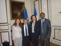 Gaston Tong Sang rencontre Marie-Luce Penchard à Paris