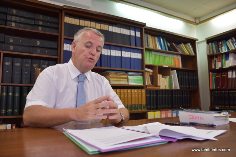 Jean-Yves Tallec, président du tribunal administratif de Polynésie française.