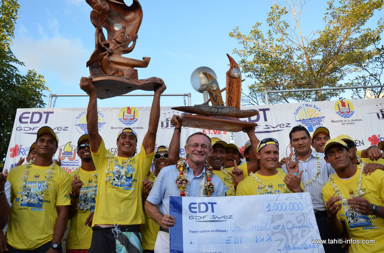 Un grand bravo aux vainqueurs de la Tahiti Nui Va'a 2011
