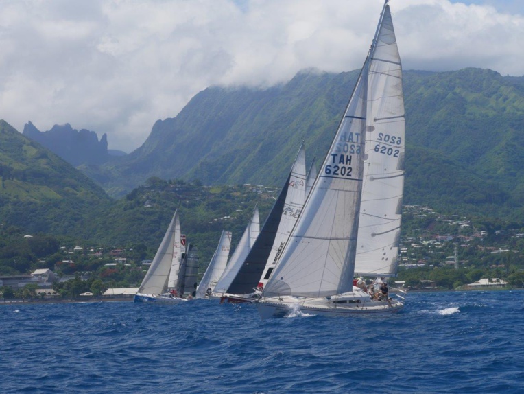 Pas moins de treize embarcations au départ Pas moins de treize embarcations au départ