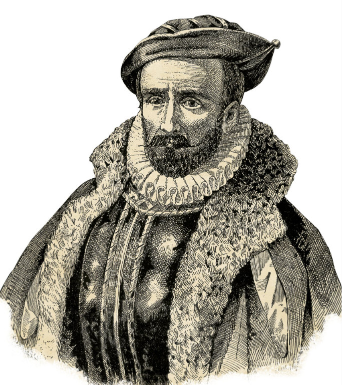 Alvaro de Mendaña y Neyra fut le premier mari d’Isabel ; c’est lui qui l’emmena jusqu’aux îles Salomon où elle lui succéda après son décès.