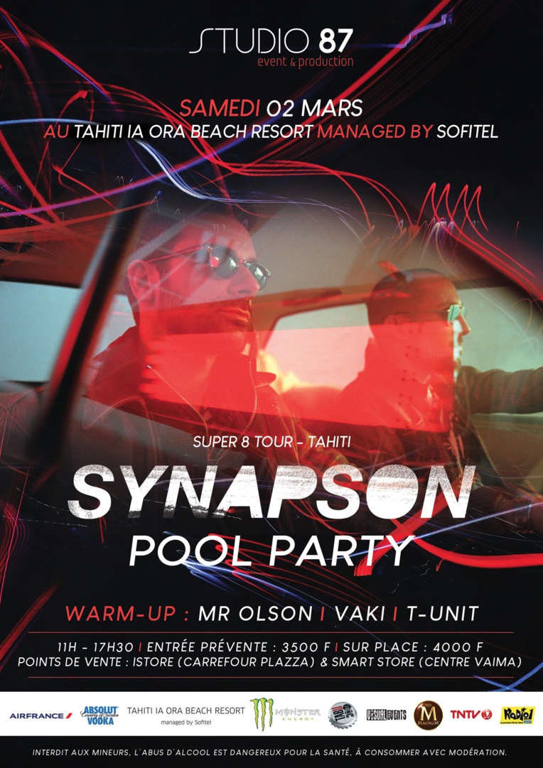 Pool party avec le duo électro Synapson Pool party avec le duo électro Synapson