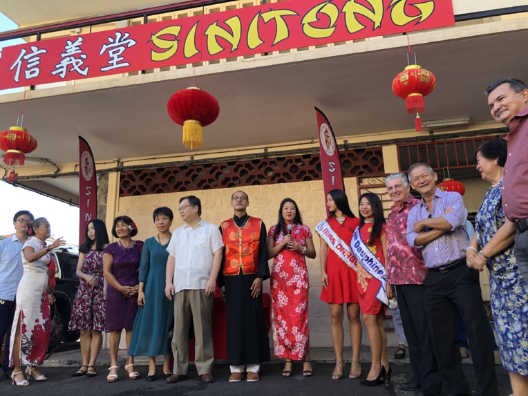Les lions ont dansé pour l'ouverture de l'année du Cochon de terre Les lions ont dansé pour l'ouverture de l'année du Cochon de terre