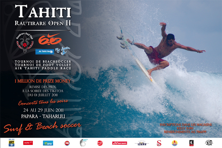 Tahiti Rautirare Open'11 : rendez-vous le 24 juin