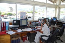 Incendie à bord d'un voilier à Punaauia