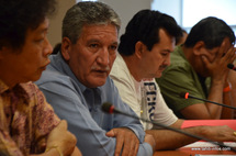 Les autonomistes réunis pour annoncer la fête de l'autonomie, mercredi 29 juin 2011