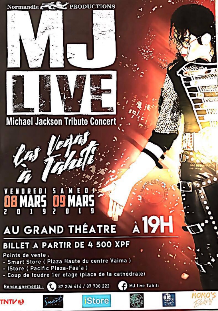 Mickaël Jackson Live, le show de Las Vegas à Tahiti