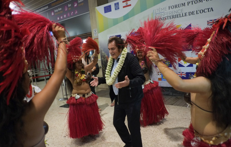 Le crooner Le crooner, Engelbert Humperdinck est au fenua. Crédit photo : "Grégory Boissy/Radio 1"