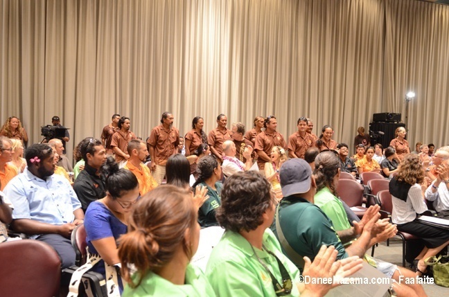 Kava Bowl 2 Présentation de l'équipage de Faafaite durant la conférence