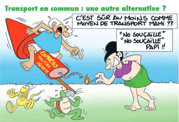 " Transport en commun " vu par Munoz " Transport en commun " vu par Munoz