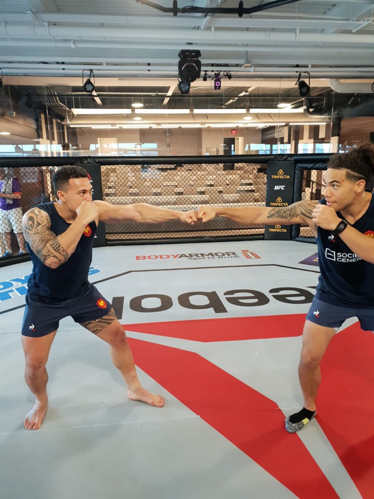 Teiva Jacquelain a pu s'entrainer à l'UFC Institute Teiva Jacquelain a pu s'entrainer à l'UFC Institute