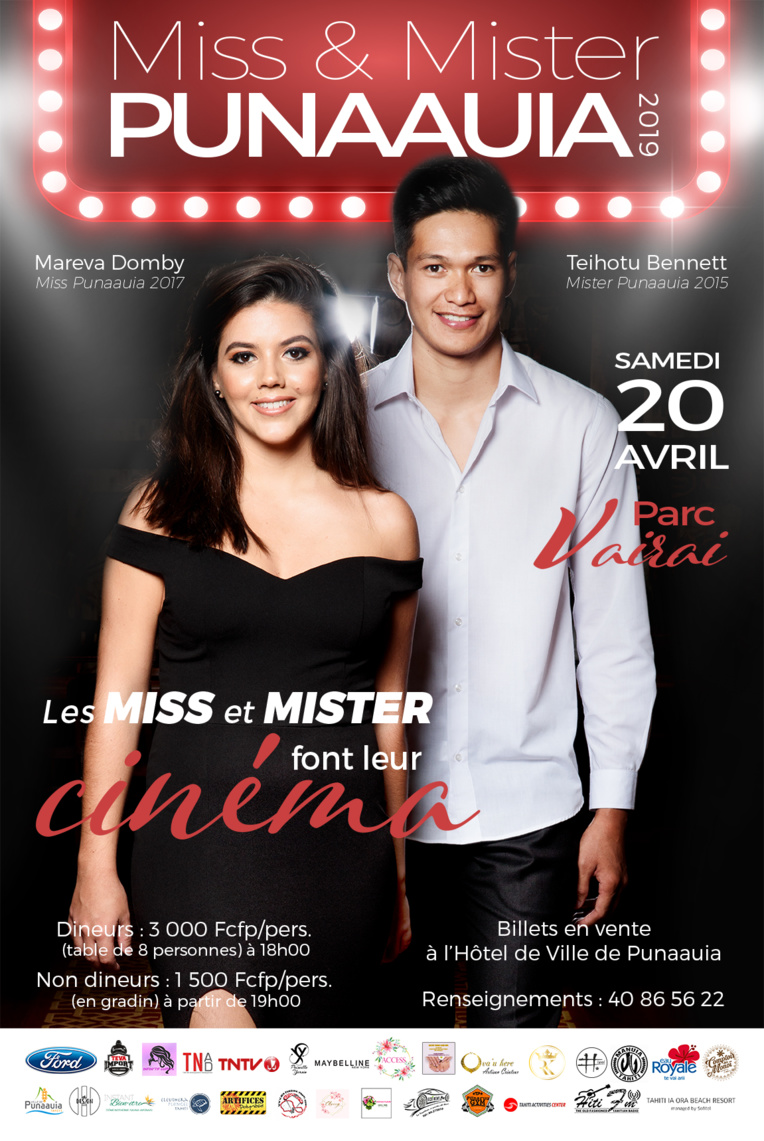 Les candidats de Miss et Mister Punaauia en stars de cinéma Les candidats de Miss et Mister Punaauia en stars de cinéma