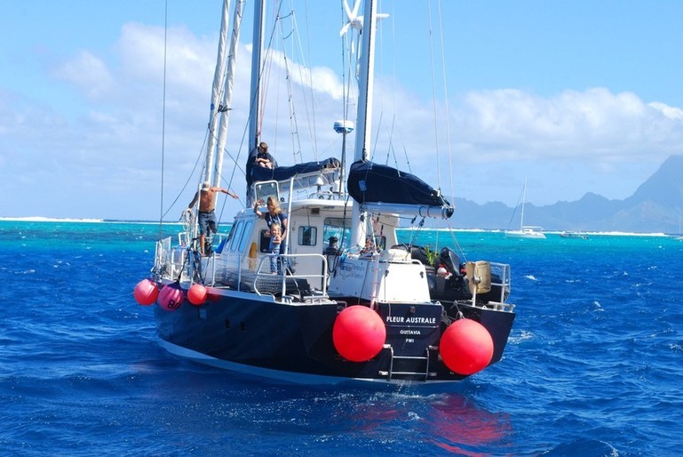 Fleur Australe: Philippe Poupon et Géraldine Danon ont repris le large