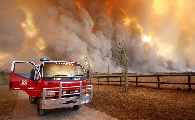 Le Sud de l'Australie en proie à de violents feux de forêt