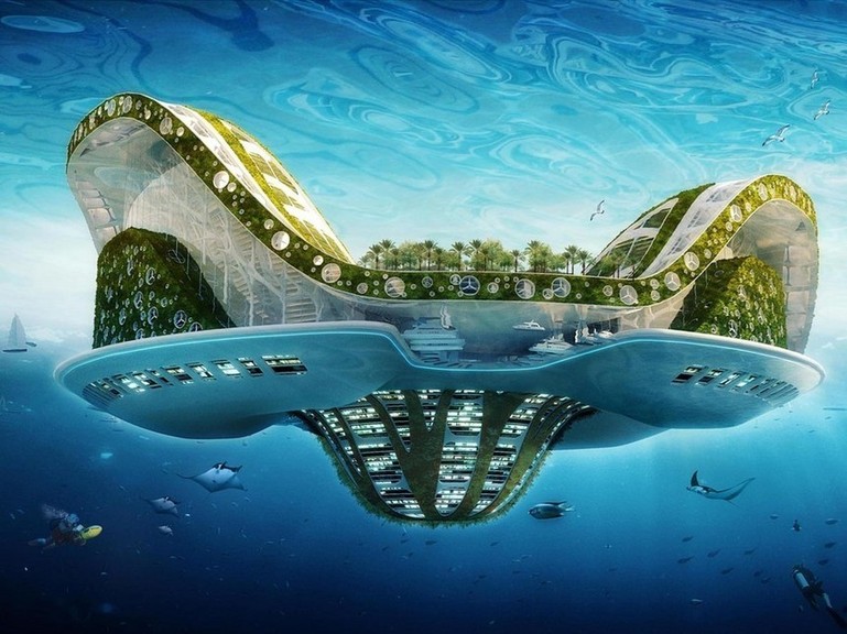 Lilypad, une cité flottante et écologique | © Vincent Callebaut Architectures