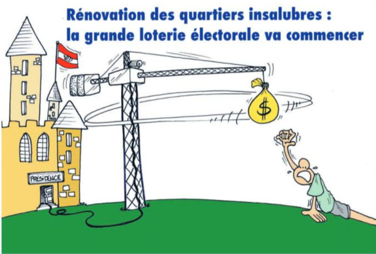 " Rénovation des quartiers insalubres " vu par Munoz " Rénovation des quartiers insalubres " vu par Munoz