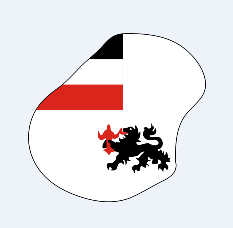 Le drapeau de Nauru sous le protectorat allemand. Le drapeau de Nauru sous le protectorat allemand.