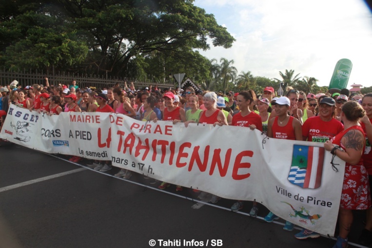 Pas moins de 4 600 femmes étaient au départ de la Tahitienne 2019