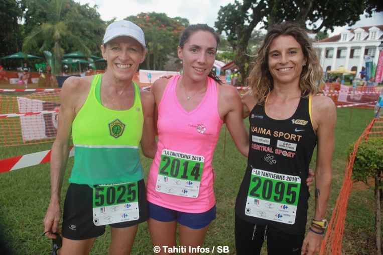Le trio de tête, Sophie Gardon, Clémence Dede et Sophie Bouchonnet Le trio de tête, Sophie Gardon, Clémence Dede et Sophie Bouchonnet