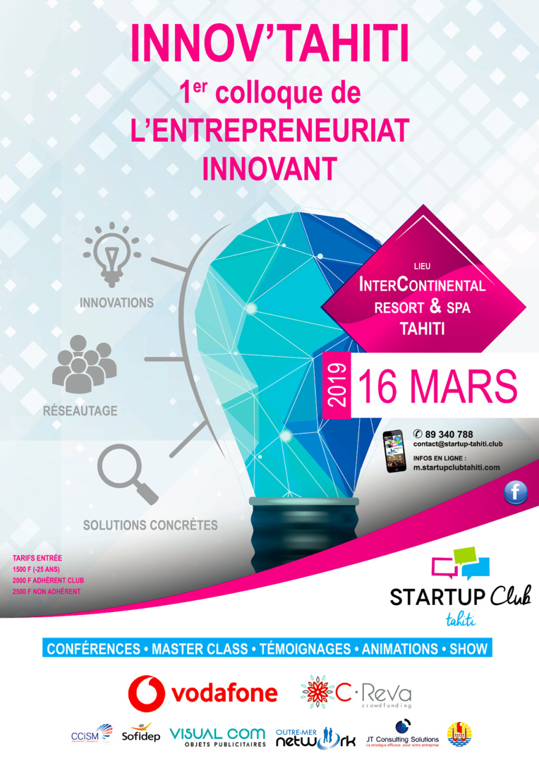 Le 1er colloque de l’entrepreneuriat innovant prévu samedi 16 mars