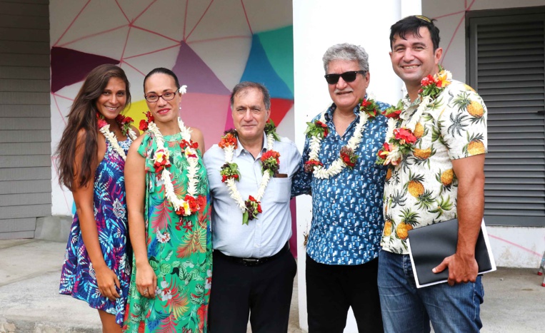 Une fresque à la résidence pour étudiants Paraita Une fresque à la résidence pour étudiants Paraita