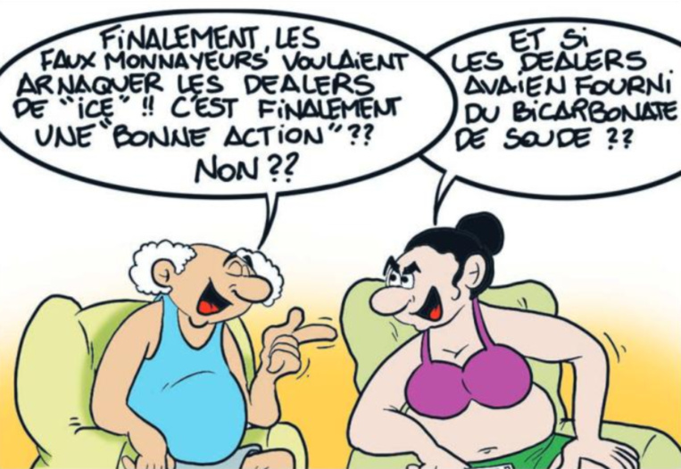 " Faux billets " vu par Munoz " Faux billets " vu par Munoz