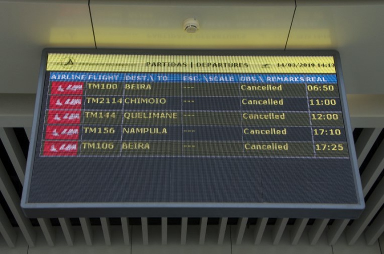 Sous la menace du cyclone Idai, le Mozambique suspend ses vols intérieurs